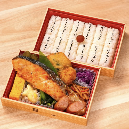 焼鮭弁当